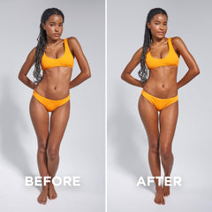 Bondi Sands Technocolor Caramel developing tan with warm caramel hue