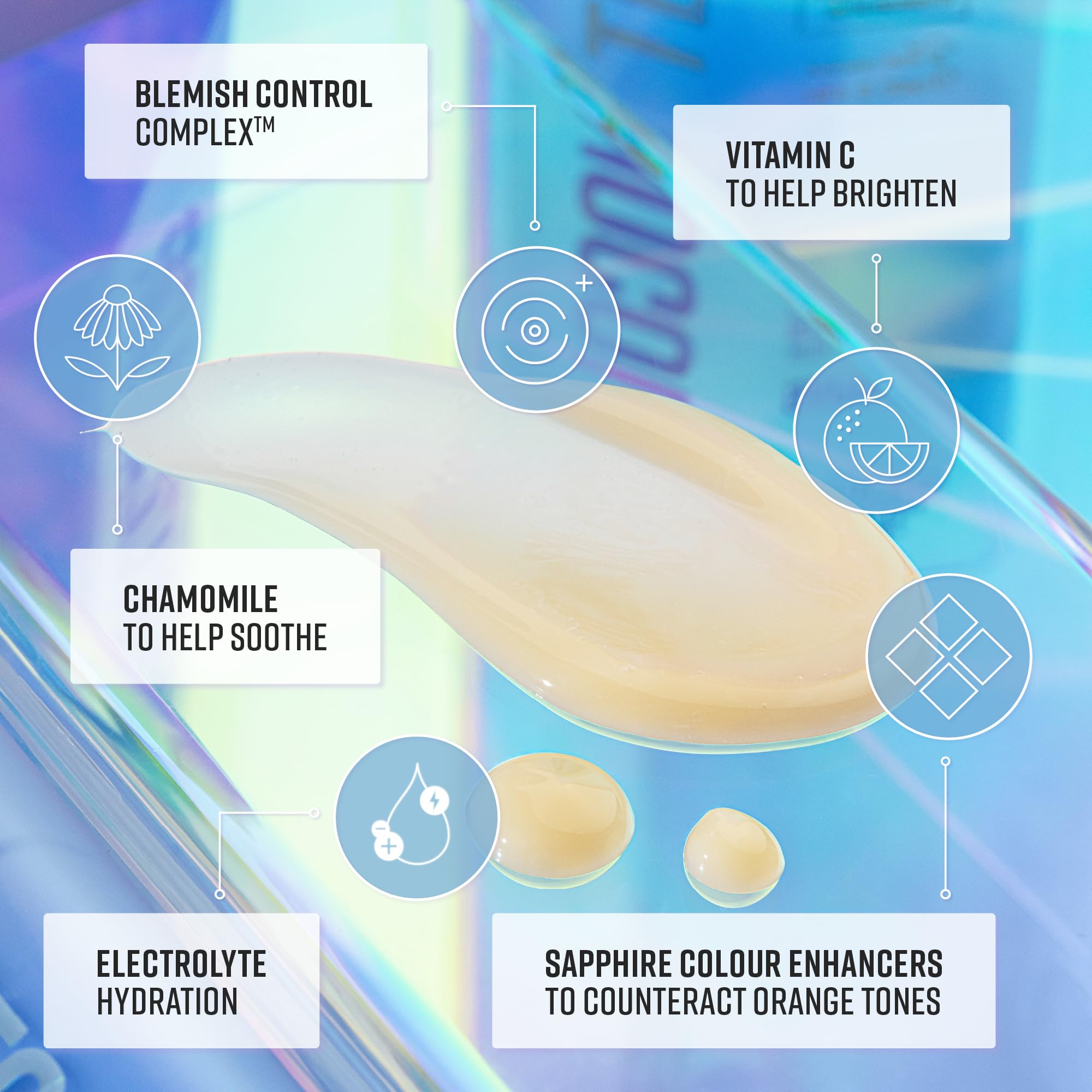 Hydration focus in Bondi Sands Technocolor Face Serum imagery
