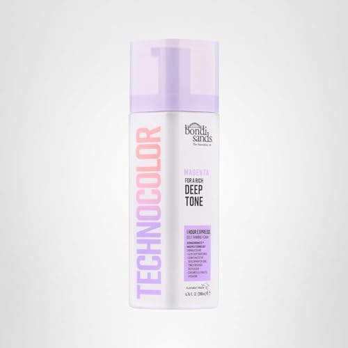 6.76 fl oz Bondi Sands Technocolor Magenta bottle supports multiple uses.