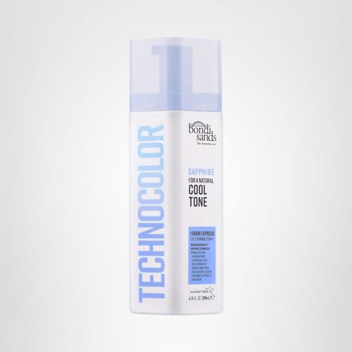 Bondi Sands Technocolor Sapphire after wash tone revealed on the arm.