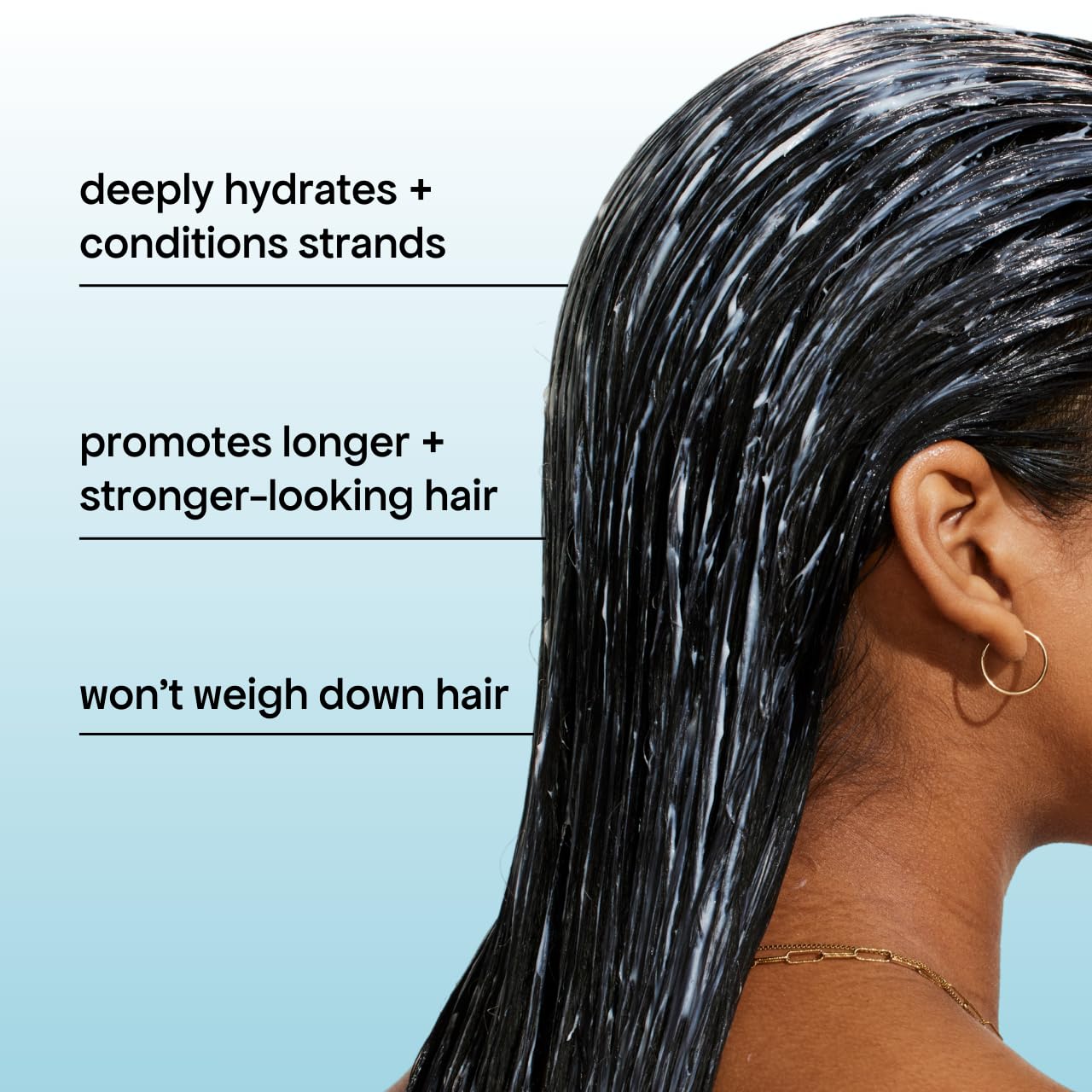 BondiBoost Miracle Hair Mask pump close-up for easy, even distribution.