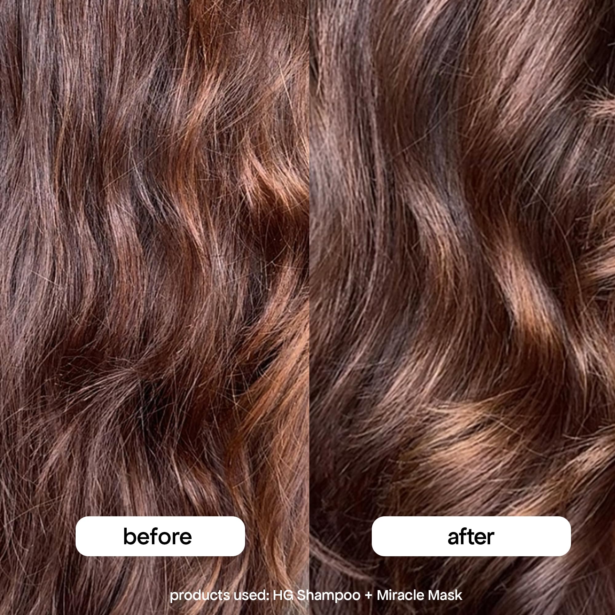 BondiBoost Miracle Hair Mask texture close-up shows creamy formula absorbing quickly.