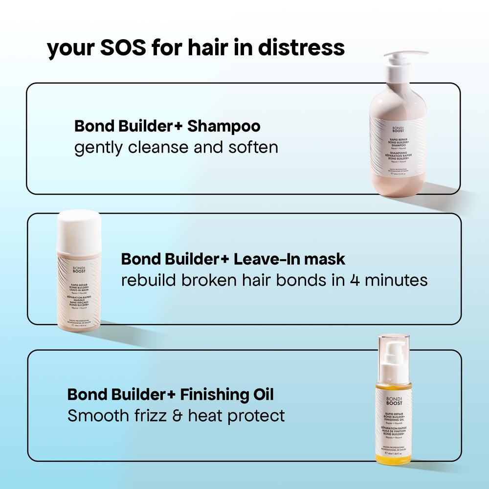 BONDIBOOST Polycare Split Therapy technology signals split end repair potential.