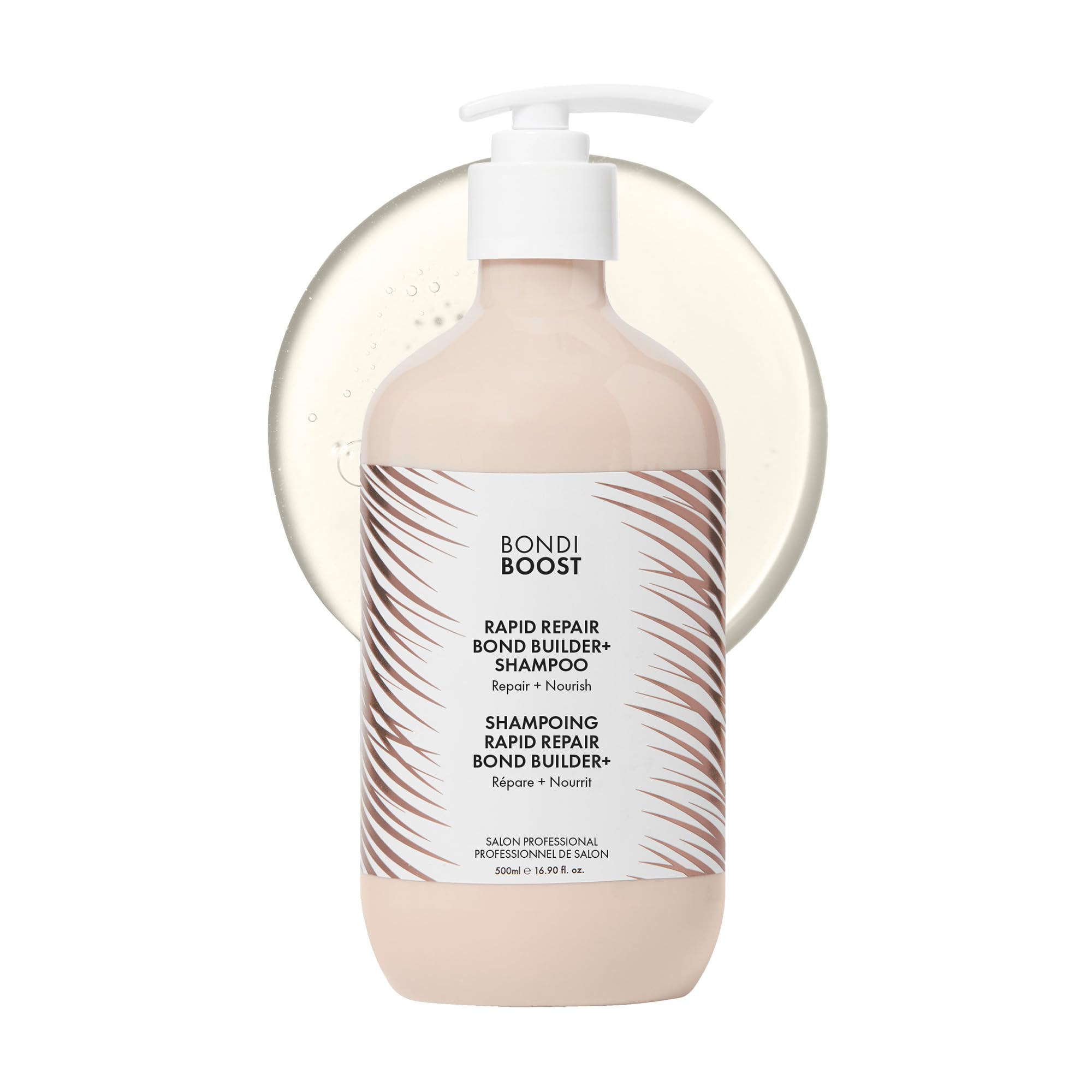 BONDIBOOST Rapid Repair Bond Builder bottle shows vegan formula for stronger hair.