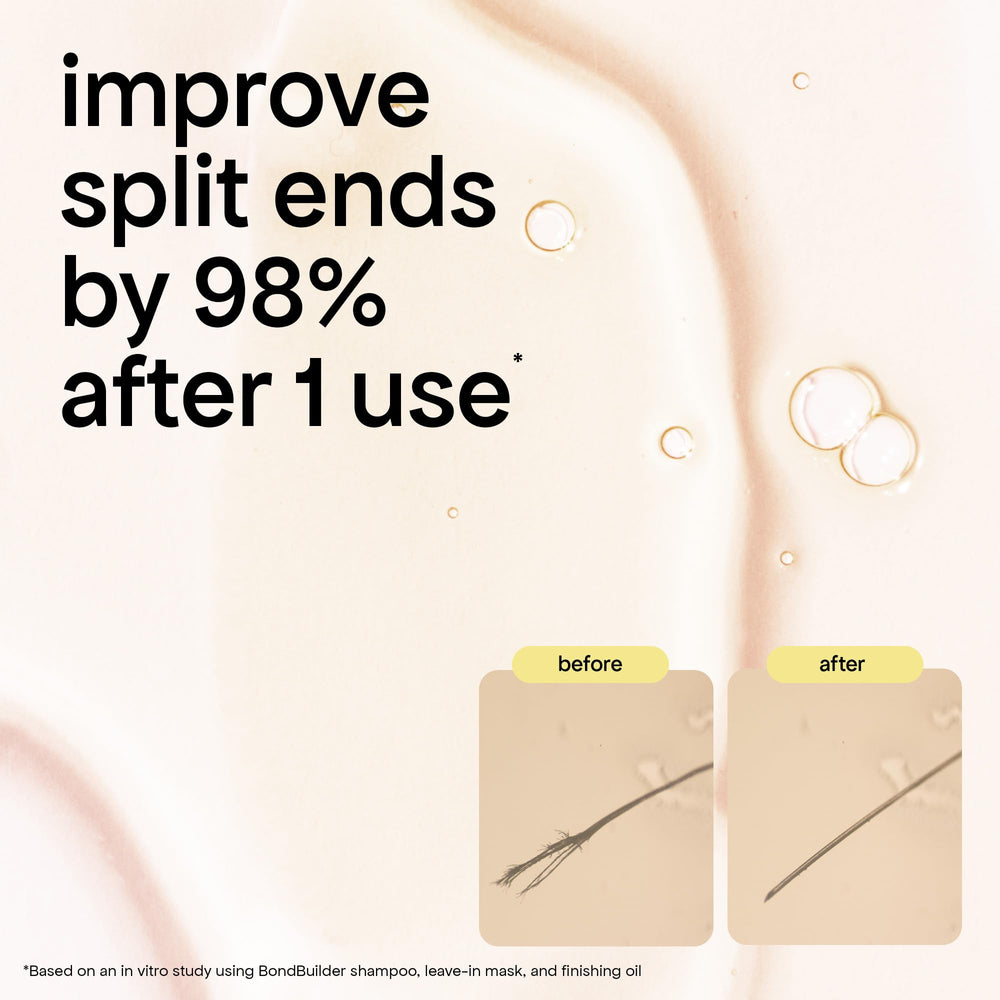 Silicone-free BondiBoost finishing oil demonstrates natural nourishment.