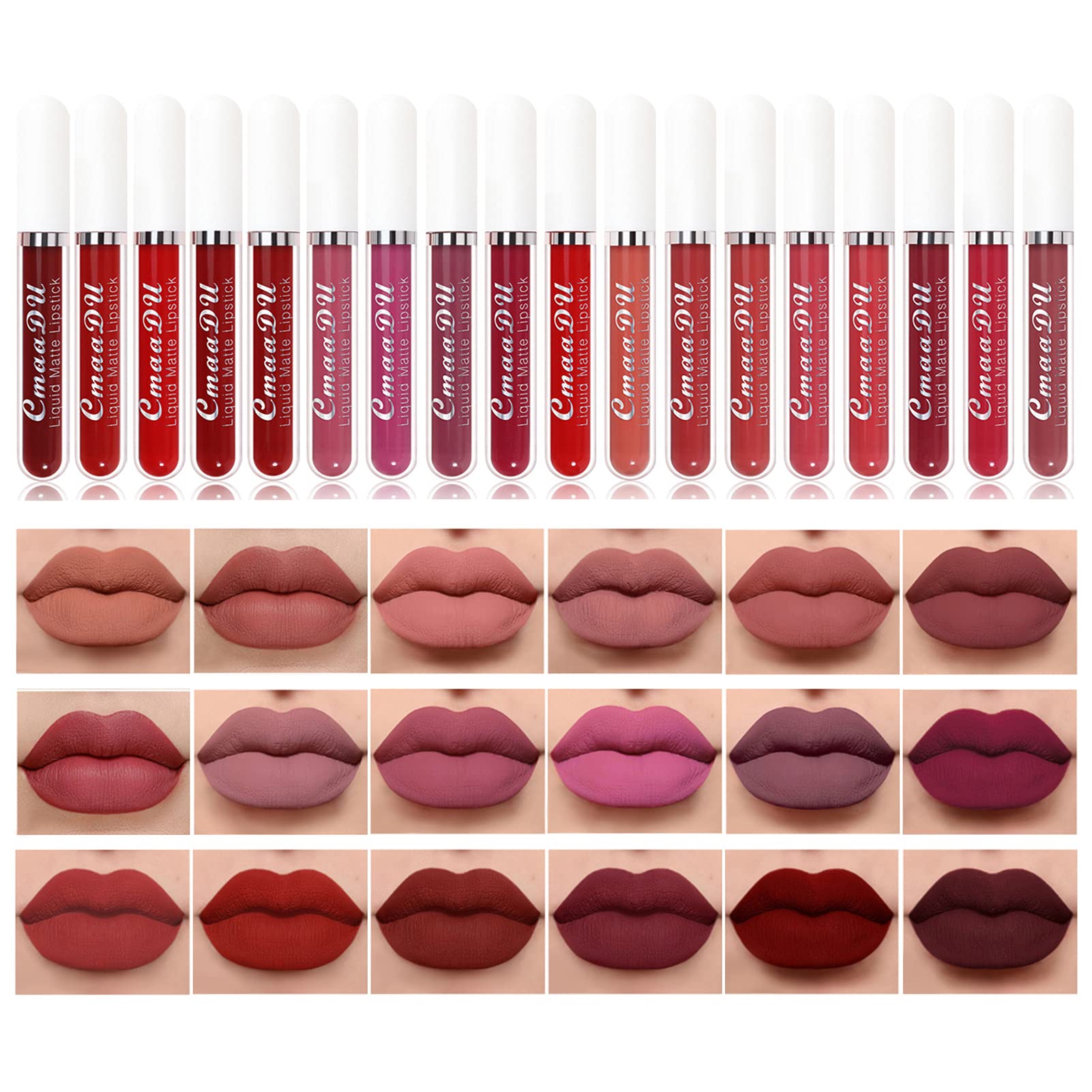 Bonnie Choice 18 Colors matte lipstick case shows organized storage and ease of access