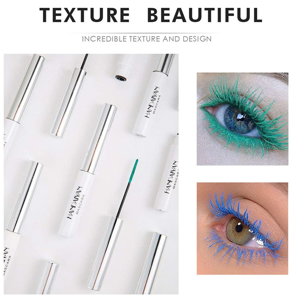 Bonnie Choice mascara in blue for playful color pops and creative looks
