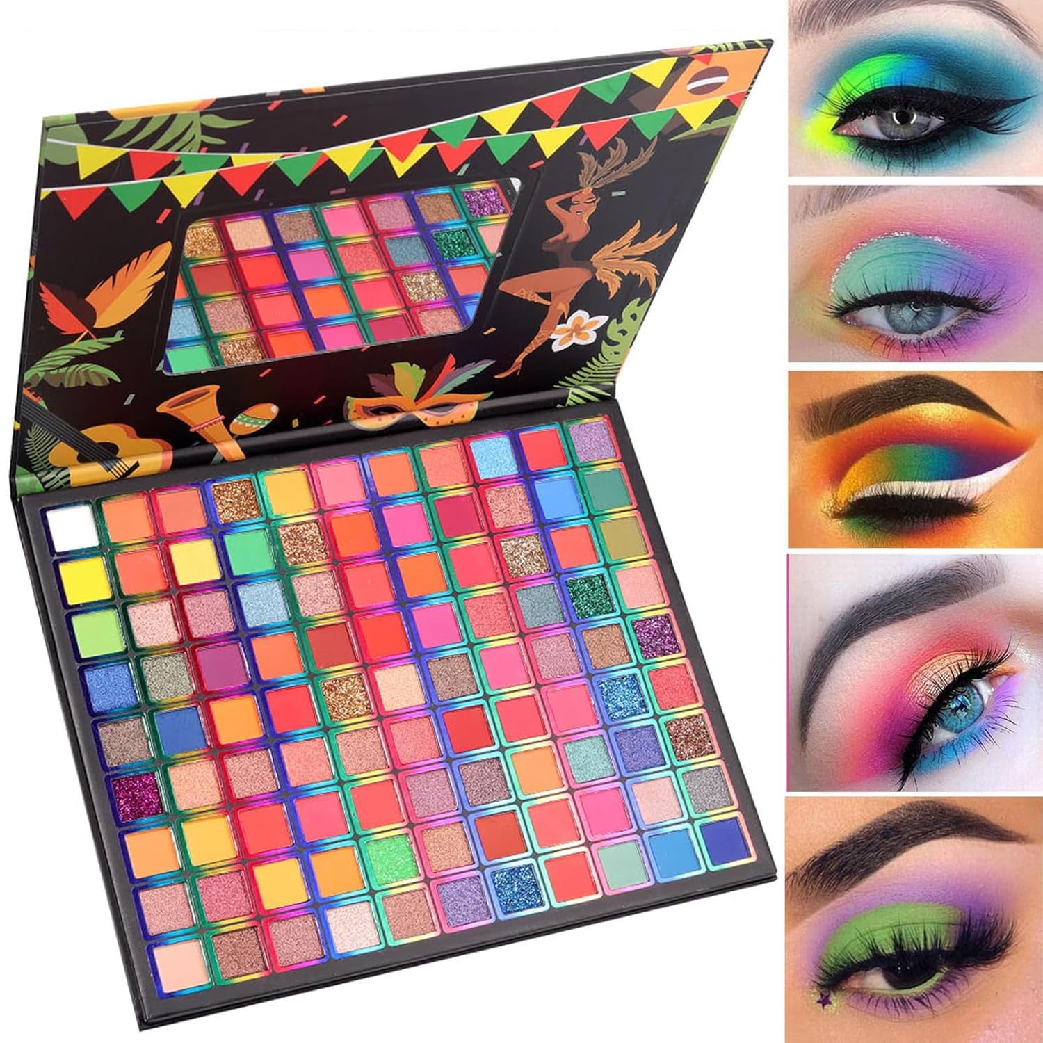 BONNIE CHOICE Multi-use palette can highlight face, lips, and body accents.