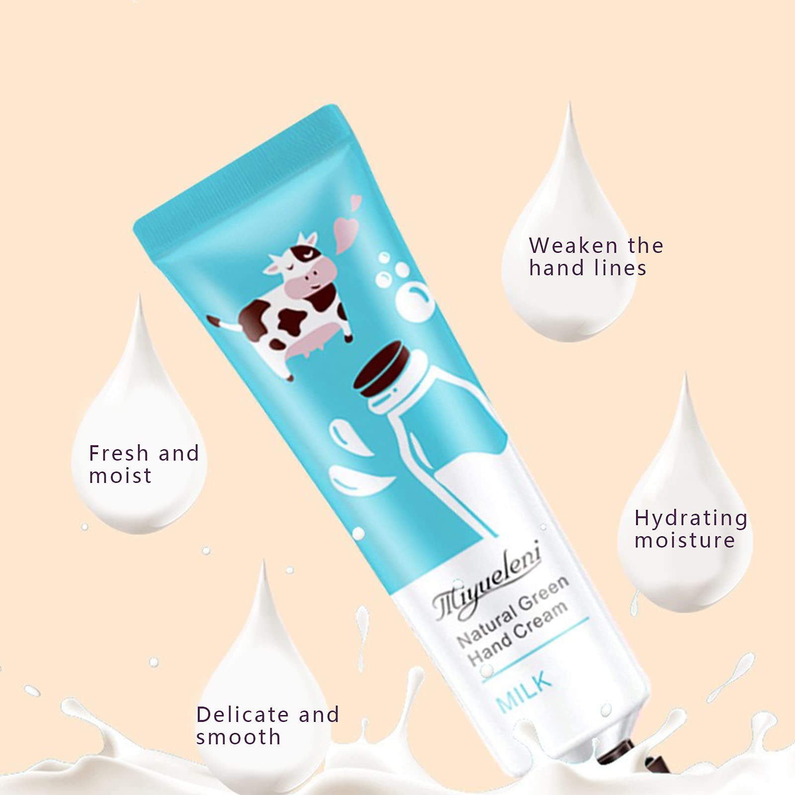 BONNIESTORE avocado-scented hand cream tube for rich skin nourishment.