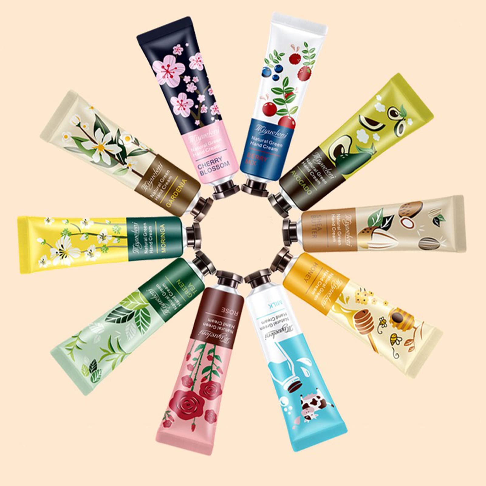 BONNIESTORE berry hand cream tube for quick care and refreshment.