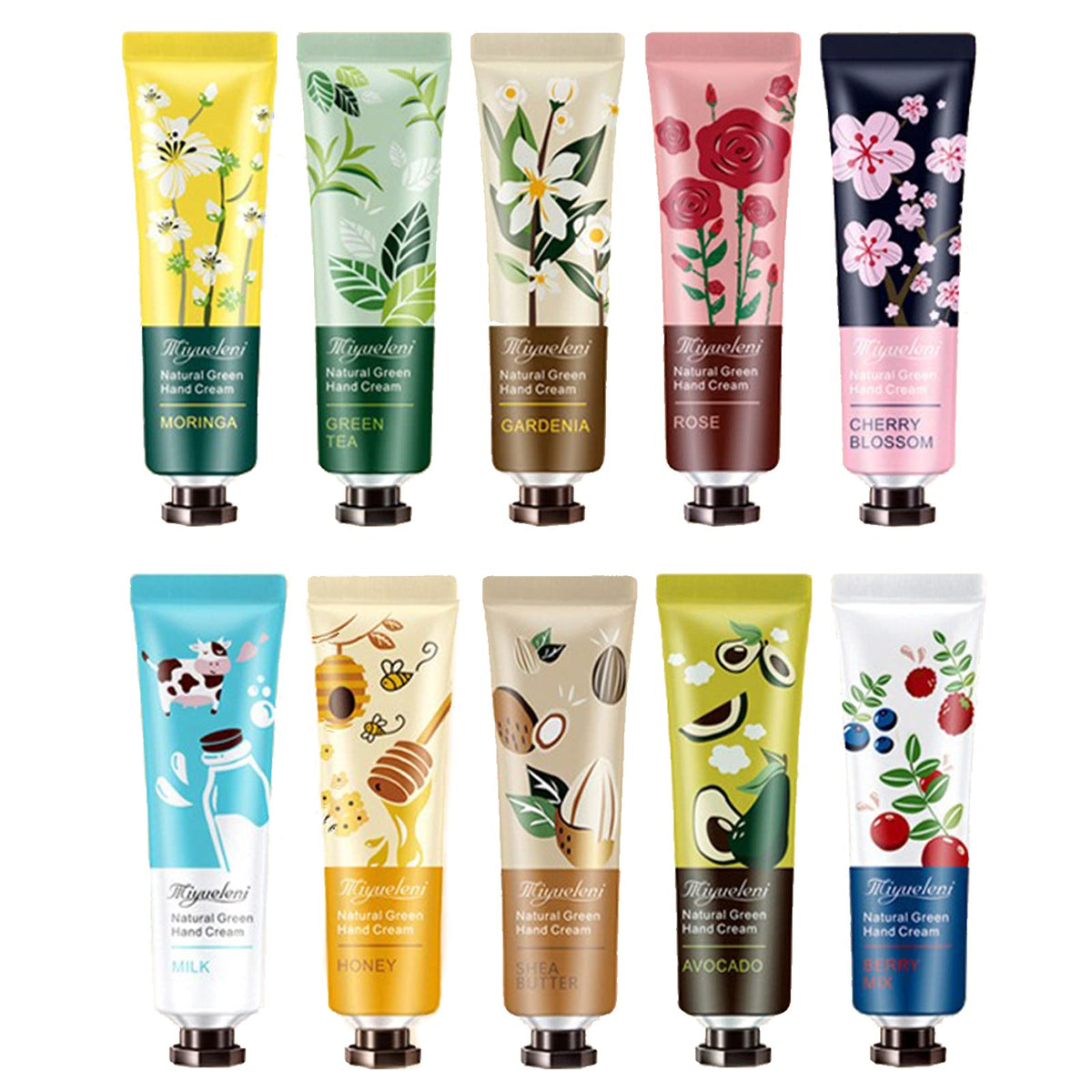 BONNIESTORE plant fragrance hand cream tube with moringa scent for daily moisture.