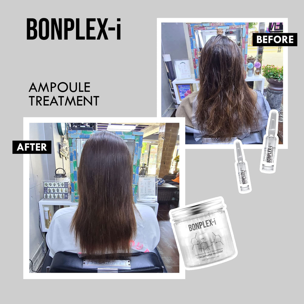 BONPLEX-i ampoule treatment all-hair-types works with any routine