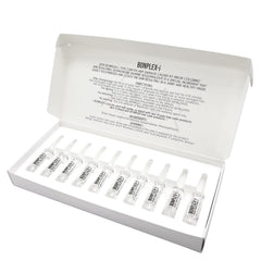 BONPLEX-i ampoule treatment bottle closeup showing premium packaging and hair repair potential.