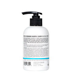 BONPLEX shampoo lather shown during application for dry or damaged hair.
