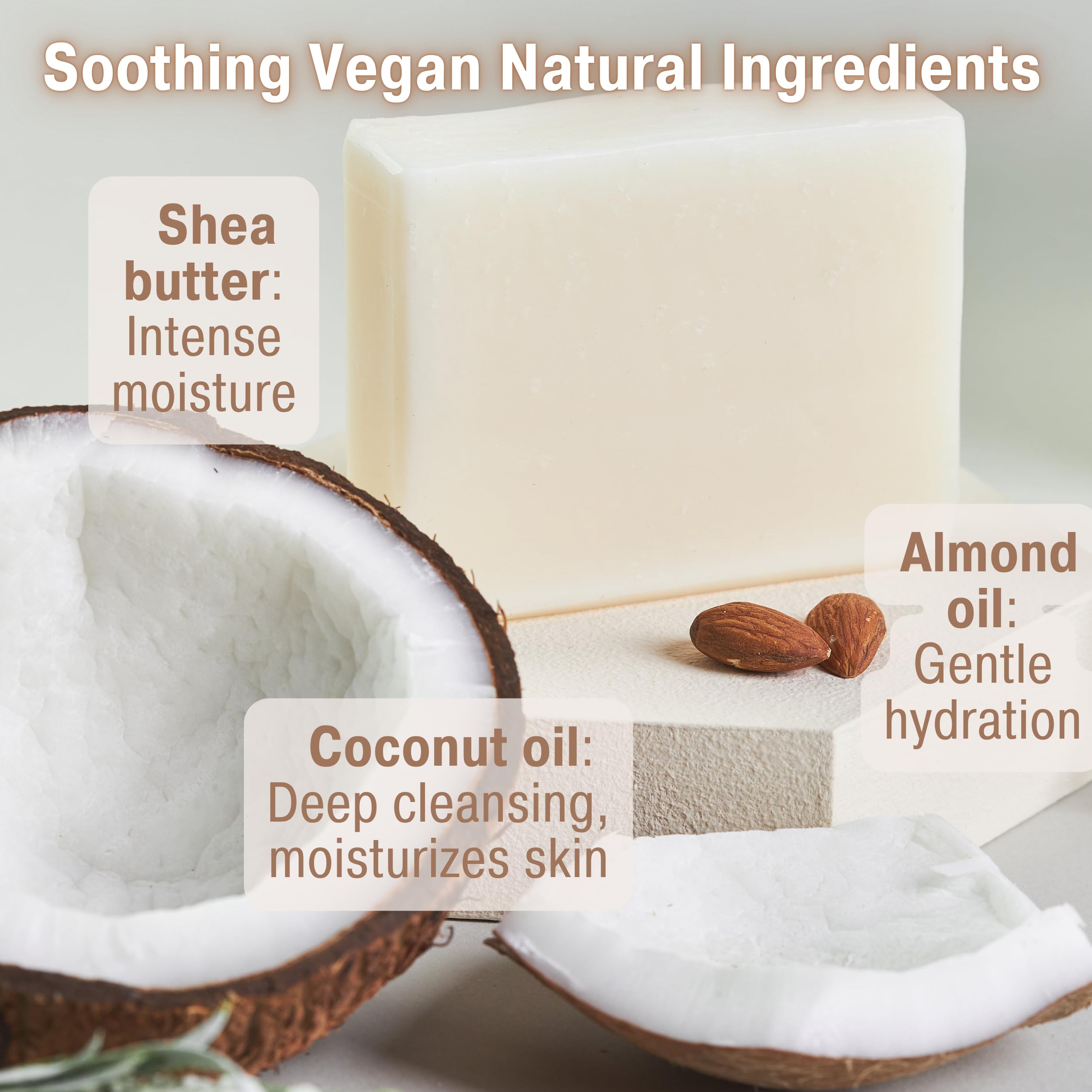 Bonuderm coconut almond castor oil cleanse supports gentle hydration.