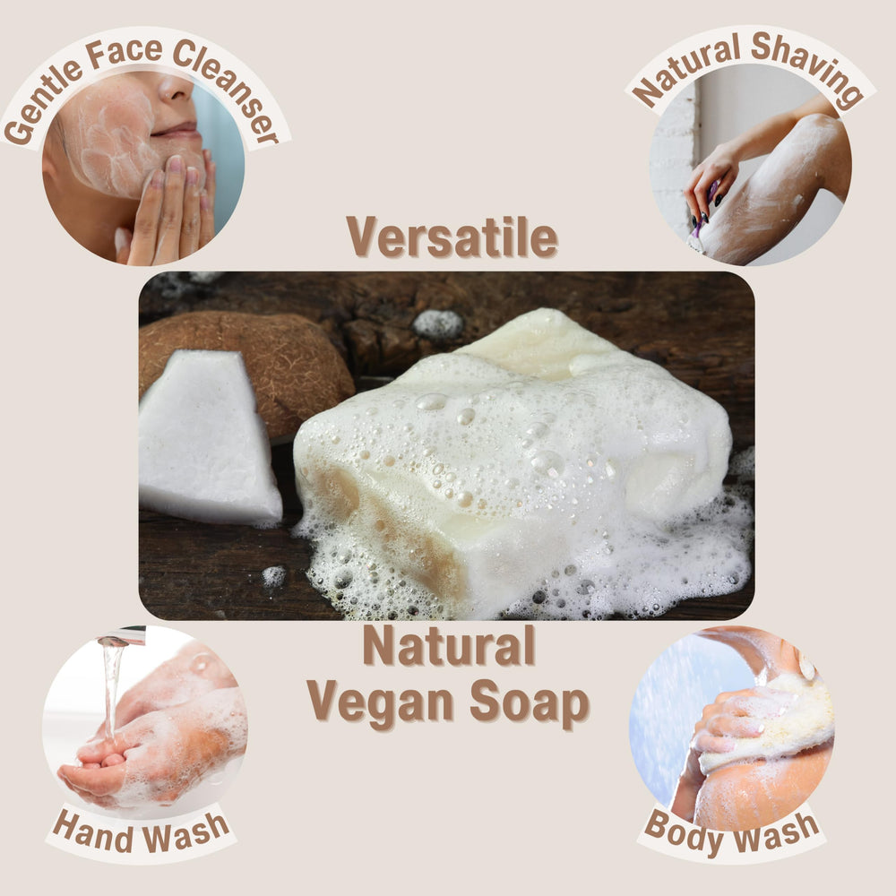 Coconut and almond oil blend provides moisture in Bonuderm bar soap
