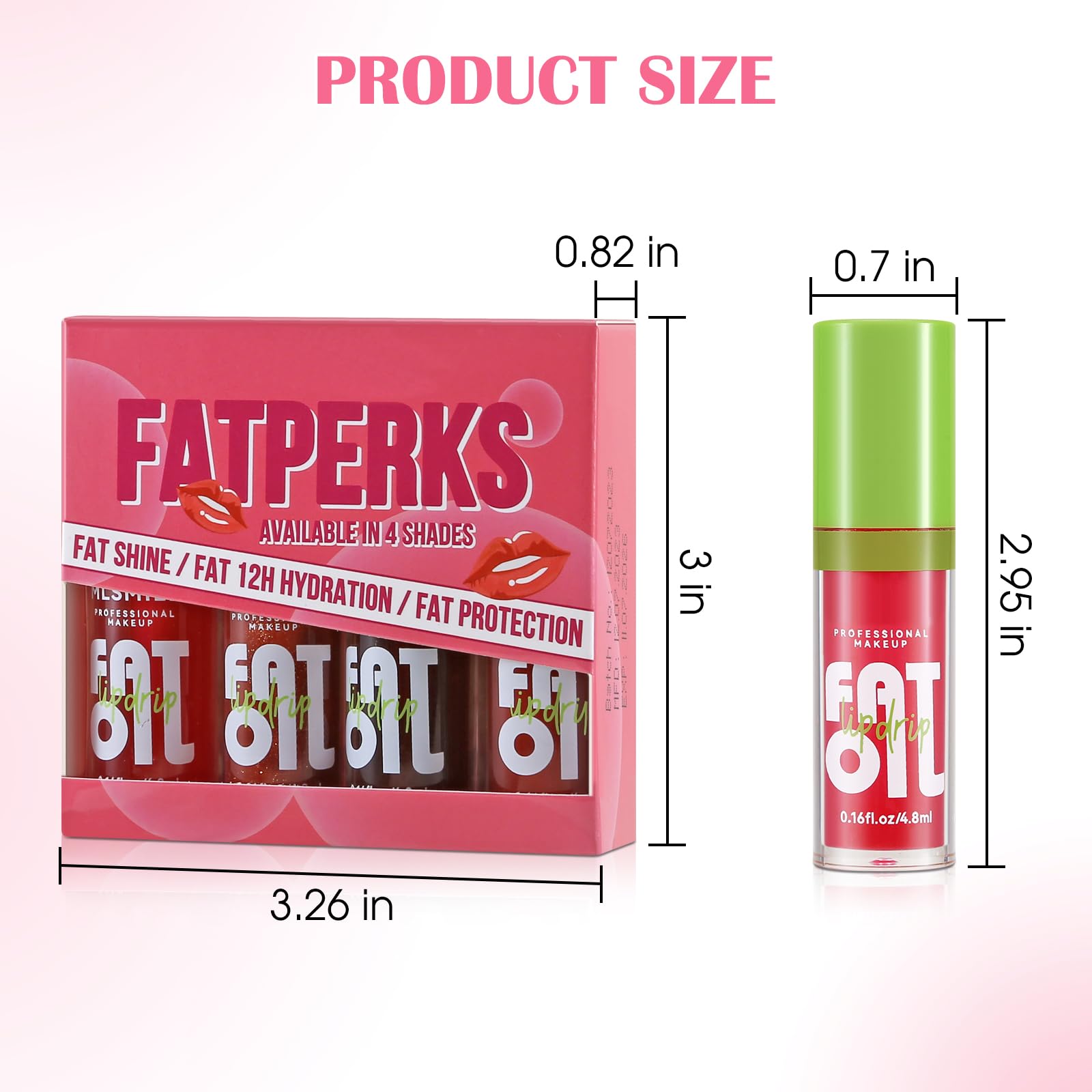 Boobeen lip gloss worn in daylight demonstrates lasting shimmer.