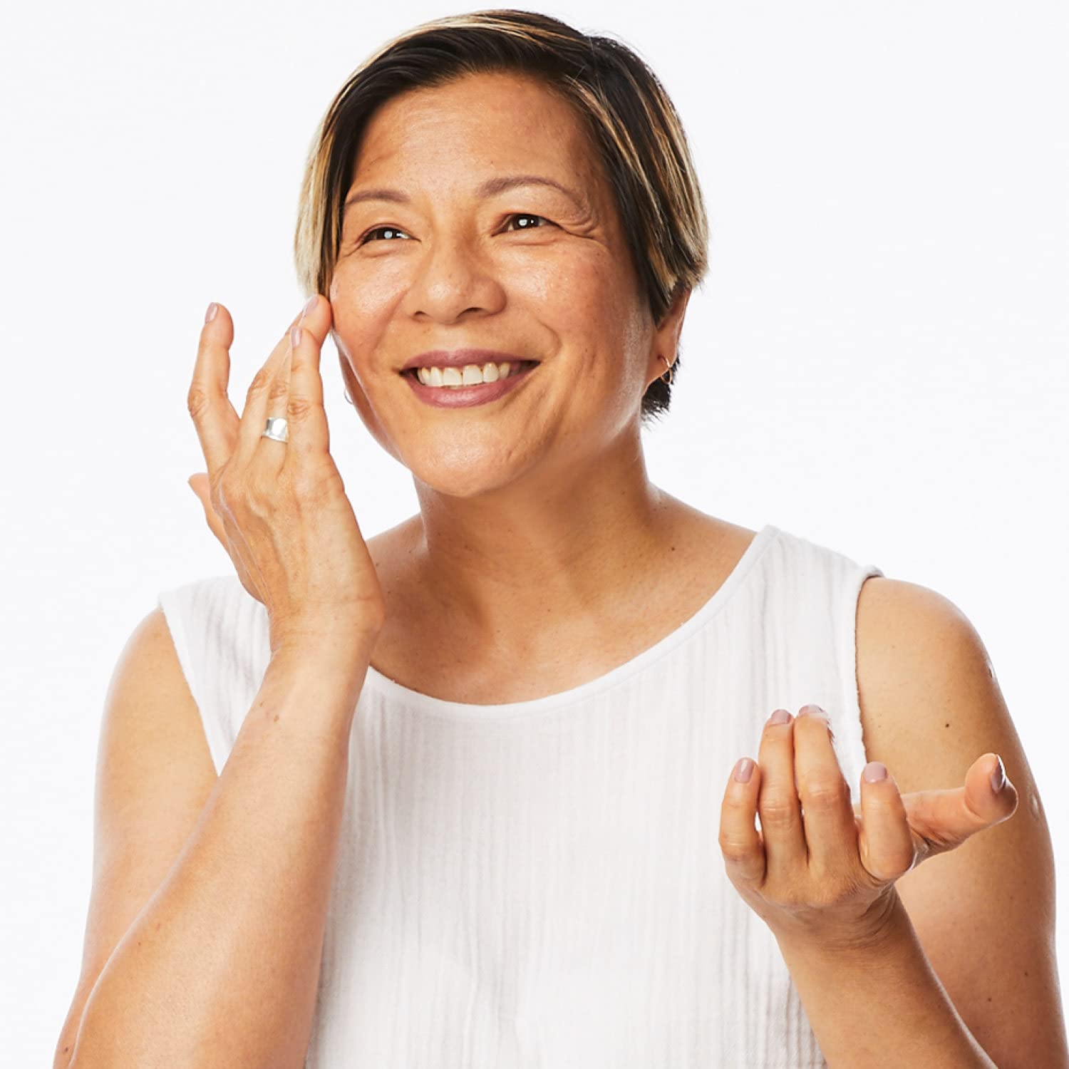 Boom Gold kukui nut oil drop suggests nourishing, fast-absorbing hydration.
