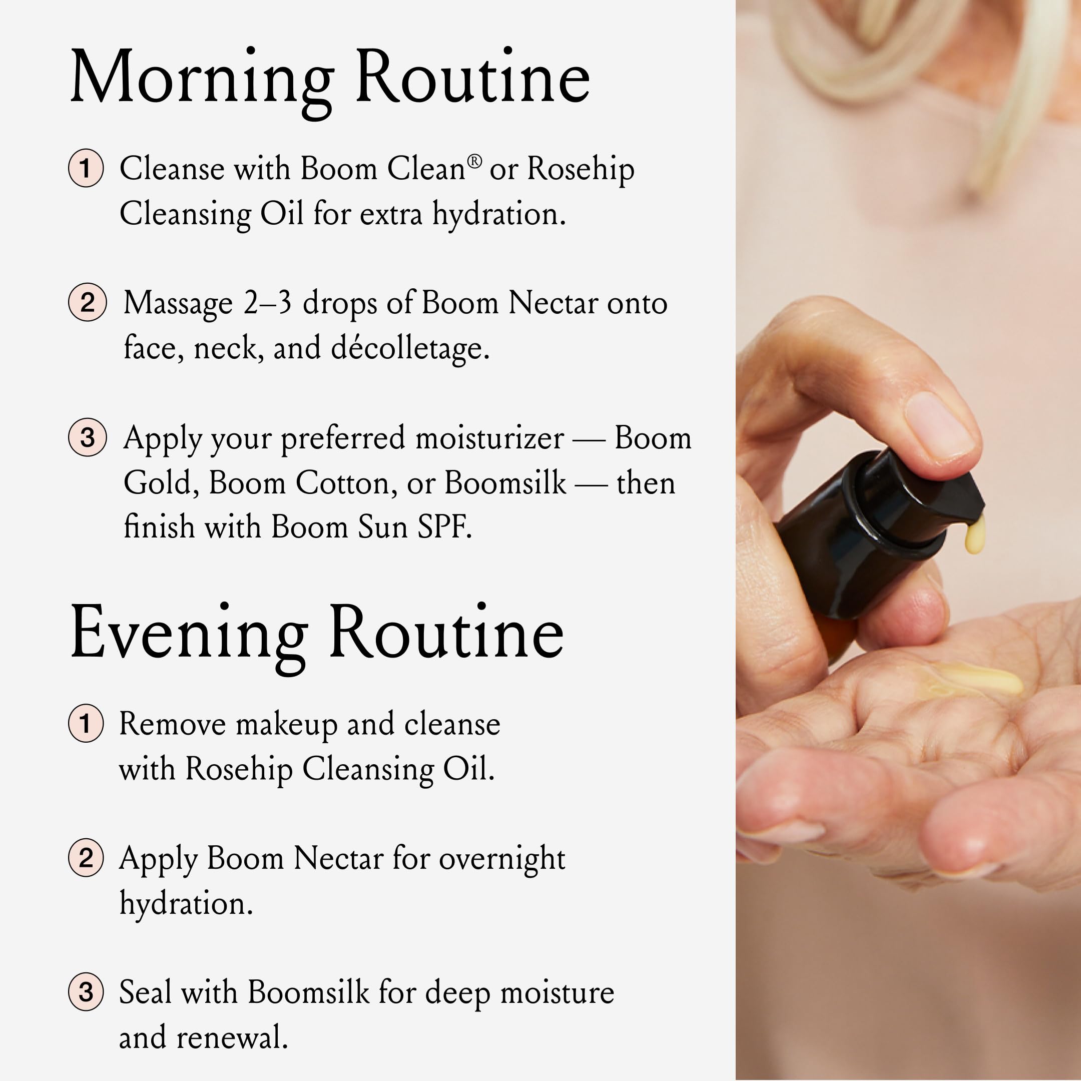 Ingredient blend with Camu Camu, olive oil, and jojoba oil for nourishment