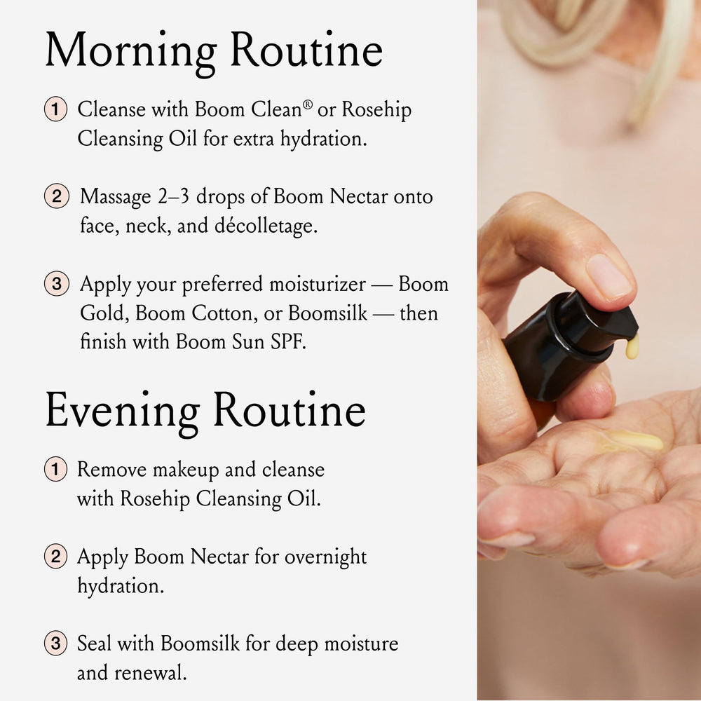 Ingredient blend with Camu Camu, olive oil, and jojoba oil for nourishment