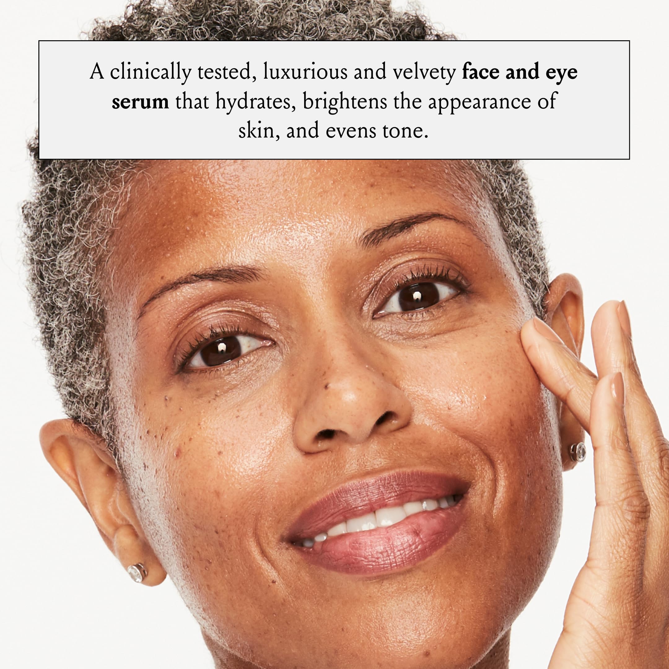 Texture close-up reveals a lightweight formula for quick absorption
