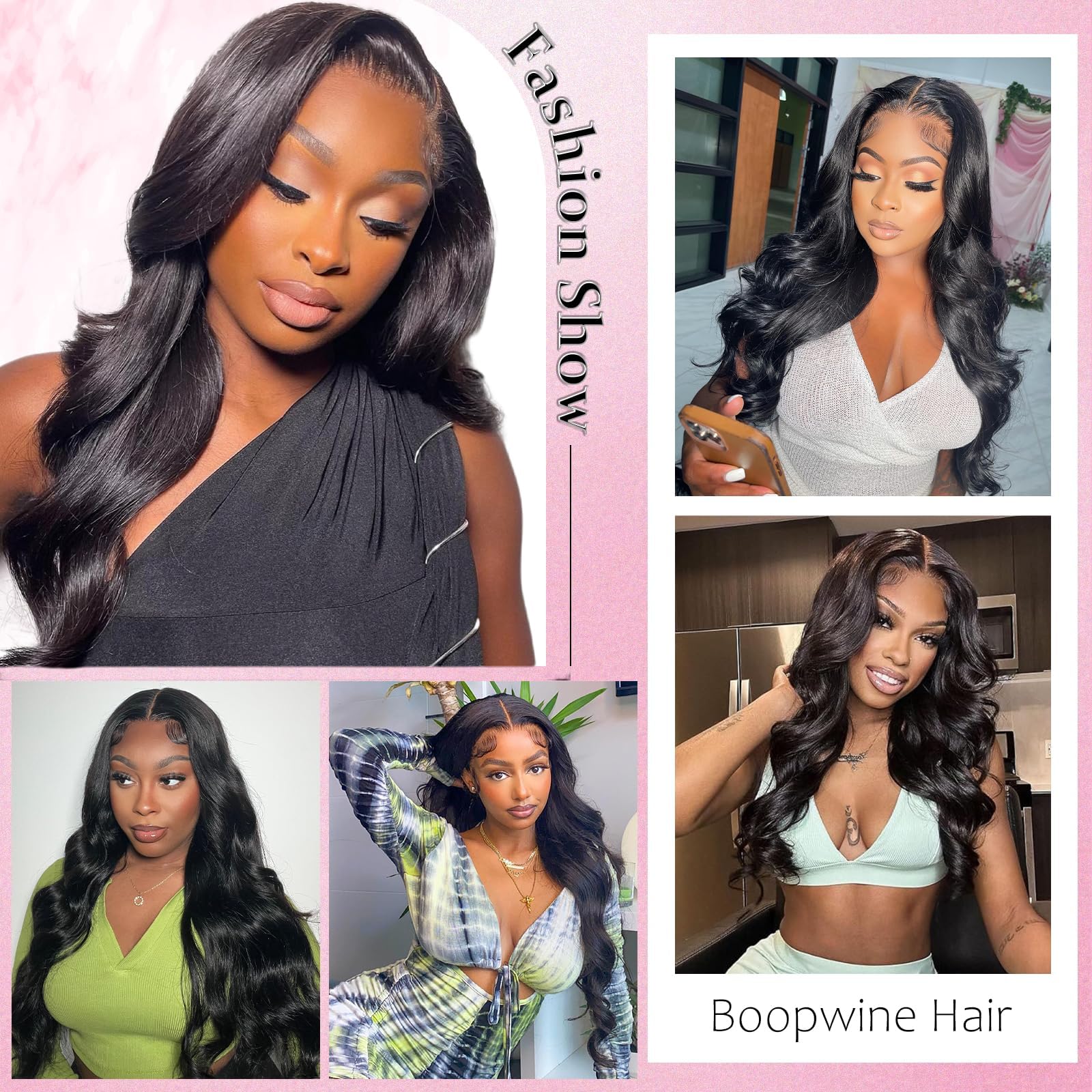 Boopwine 4x4 lace closure perfect for parties, weddings, or daily wear