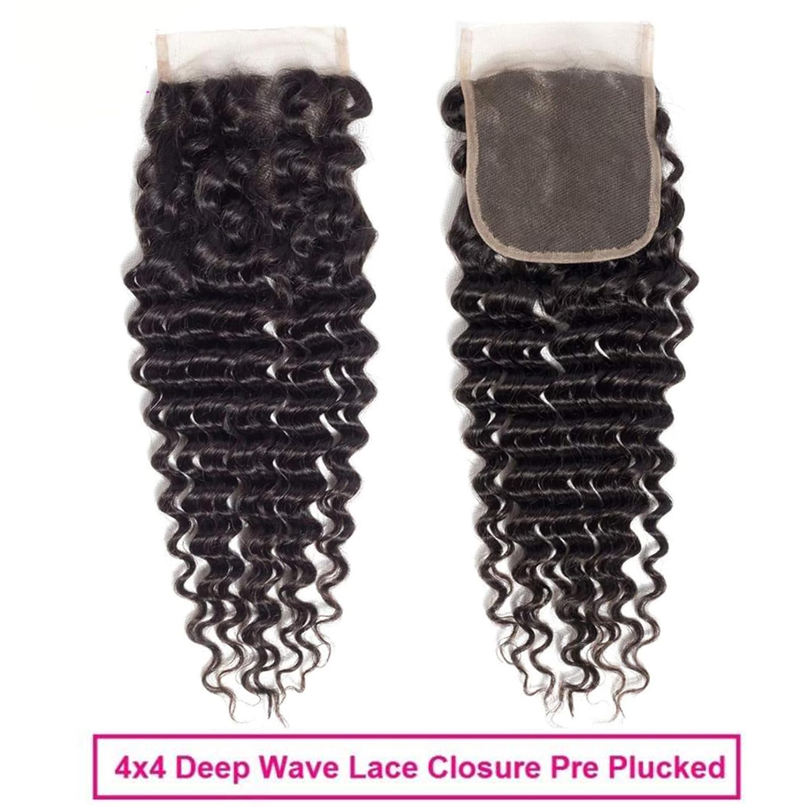 Boopwine HD lace closure with pre-plucked natural hairline for seamless melt