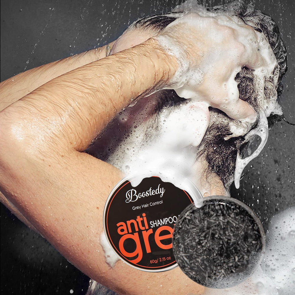 Boostedy natural ingredients imagery signals gentle, color-friendly hair care