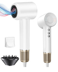 Bopcal Hair Dryer delivers 1-5 minute drying with a high-speed motor