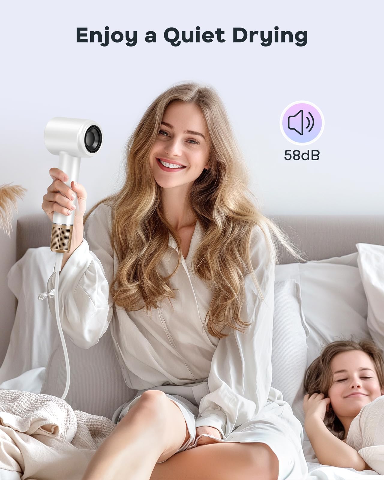 Bopcal travel-friendly dryer suitable for home, travel, and salon use
