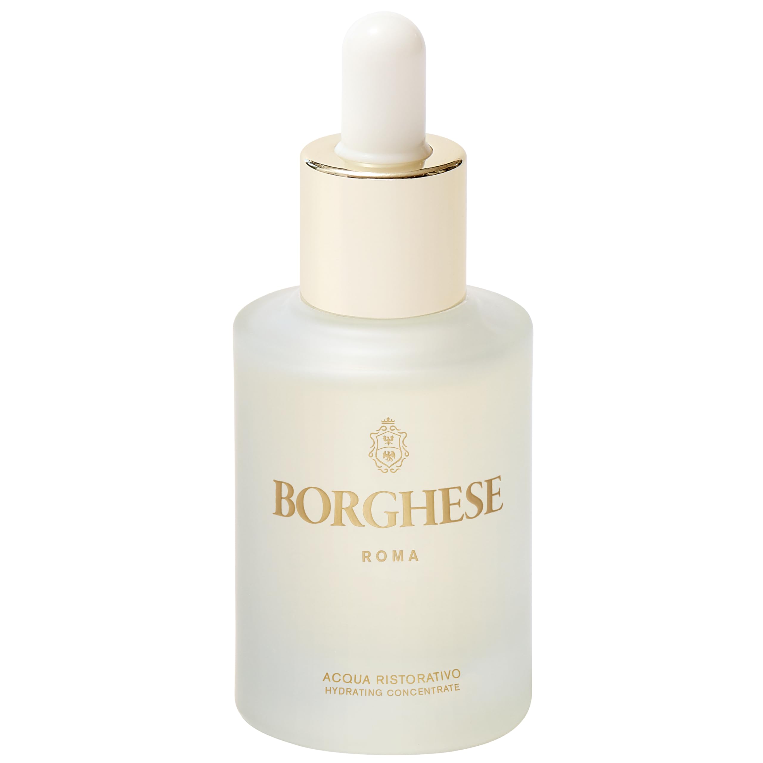 Borghese Acqua Ristorativo bottle ready for daily hydration