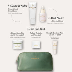Borghese Active Mask Booster Serum boosts skin vitality for a brighter look.