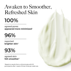 Borghese AHA/BHA exfoliating complex promotes pore clarity.