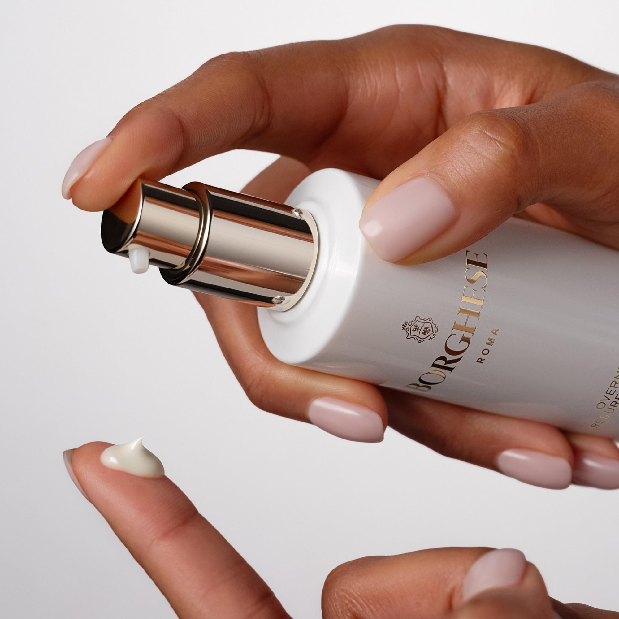 Borghese even tone brighter skin after treatment.