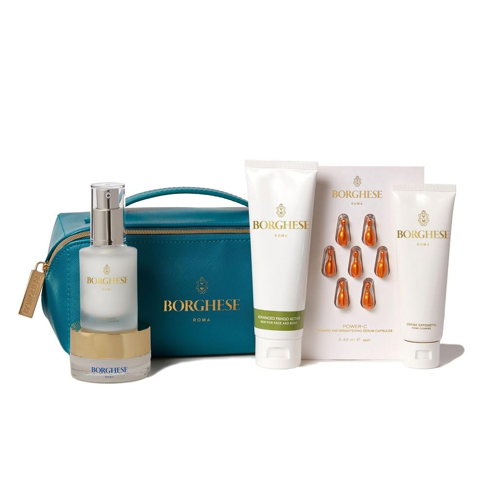 Borghese Italian Recipe Travel Set cleanser bottle for on the go cleansing and refreshed skin.