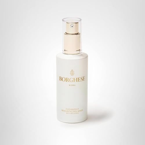 Borghese SPF sunscreen after night mask recommended.