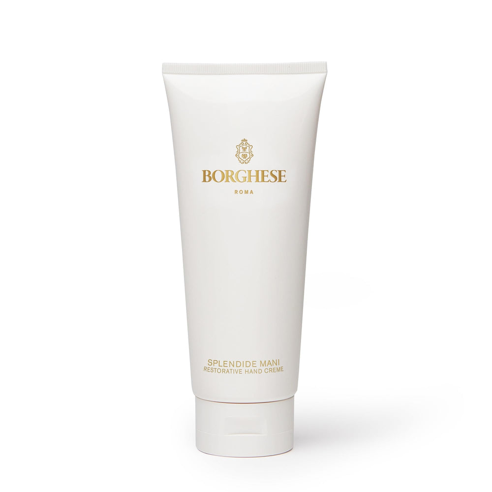 Borghese Splendide Mani restorative jar front view for hydrating hands