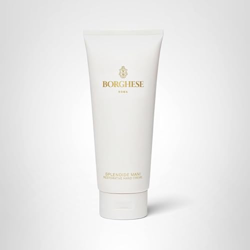 Borghese Splendide Mani restorative jar on shelf for skincare ritual