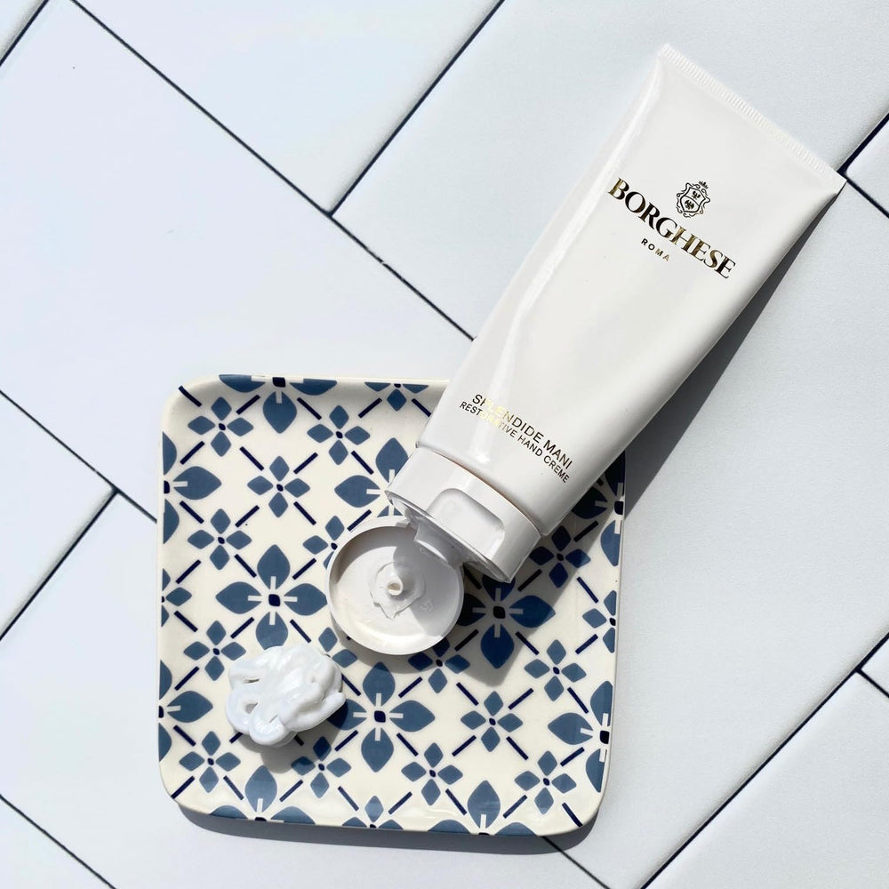 Borghese Splendide Mani cream nourishing nails as part of routine