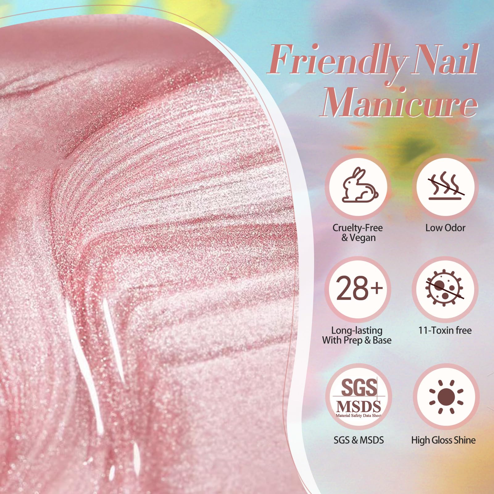 Born Pretty 21+ days wear potential with proper application.