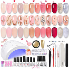 Born Pretty jelly gel kit with UV lamp for at-home manicures