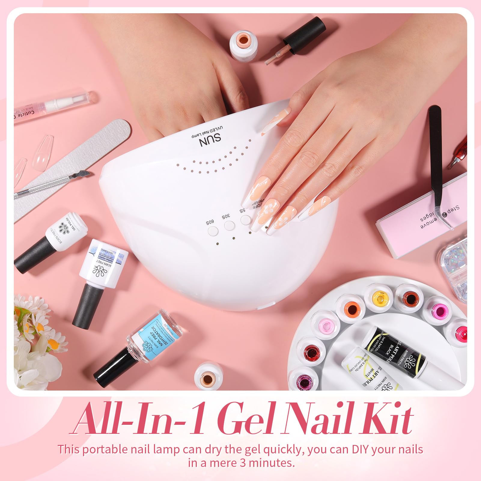 Born Pretty 32 colors gel nail polish collection for diverse looks