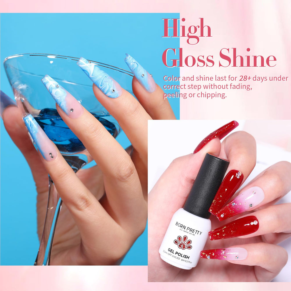 Born Pretty 8‑in‑1 nail glue gel for strong adhesion