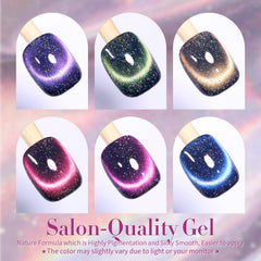 Born Pretty 9D Cat Magnetic Gel Polish bottle close-up reveals rich pigment and glossy finish.