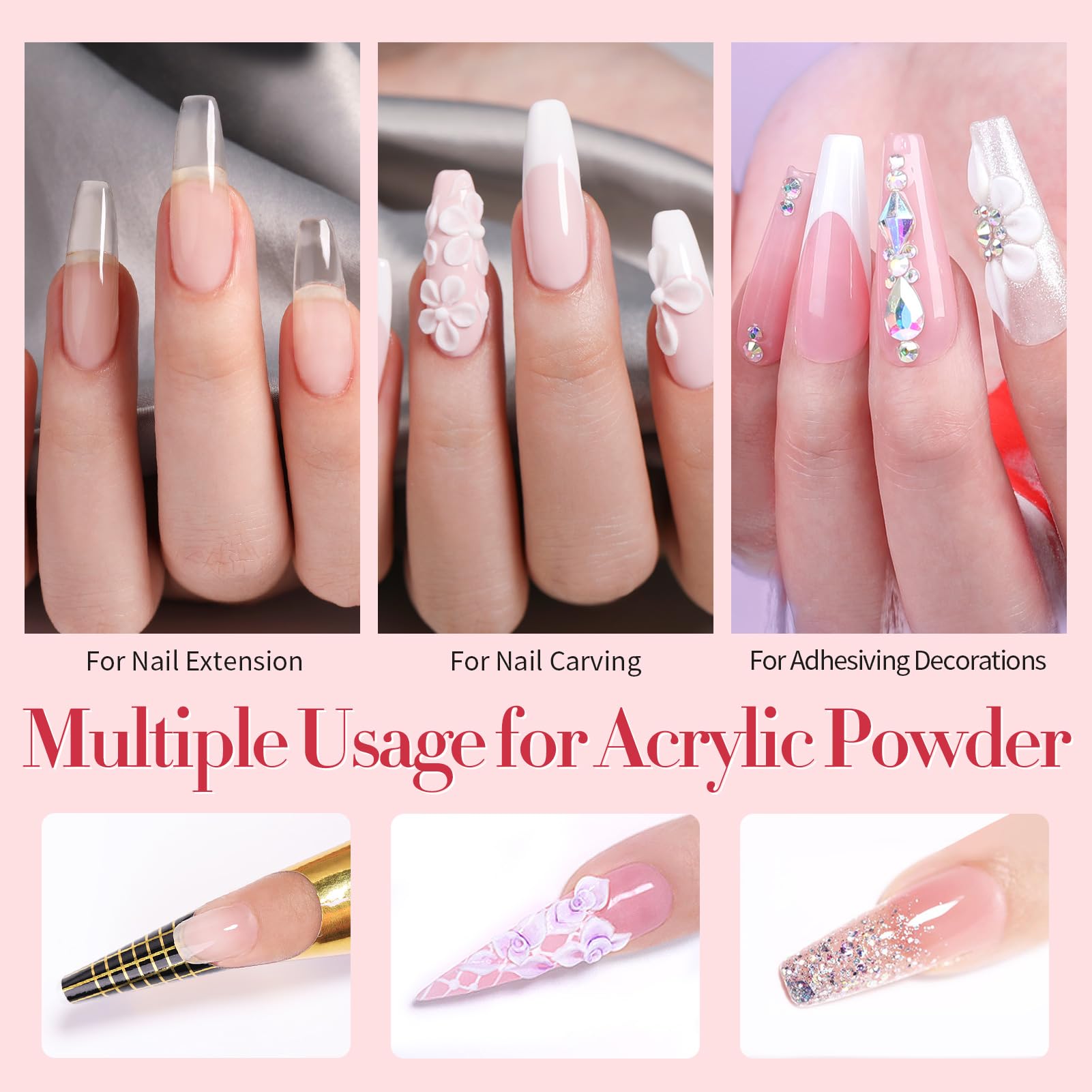 Born Pretty acrylic liquid monomer 60ml for quick-drying, smooth application