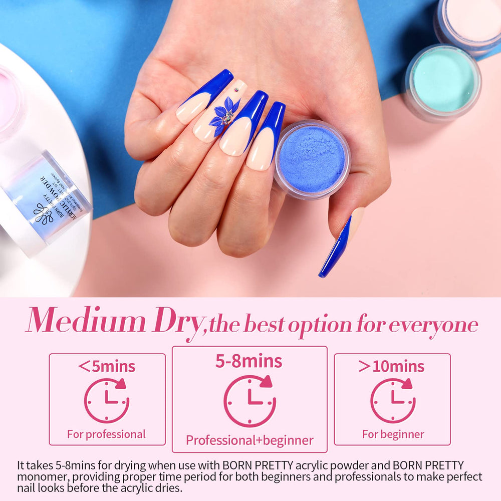 11-free healthy formula from Born Pretty powder for nail comfort