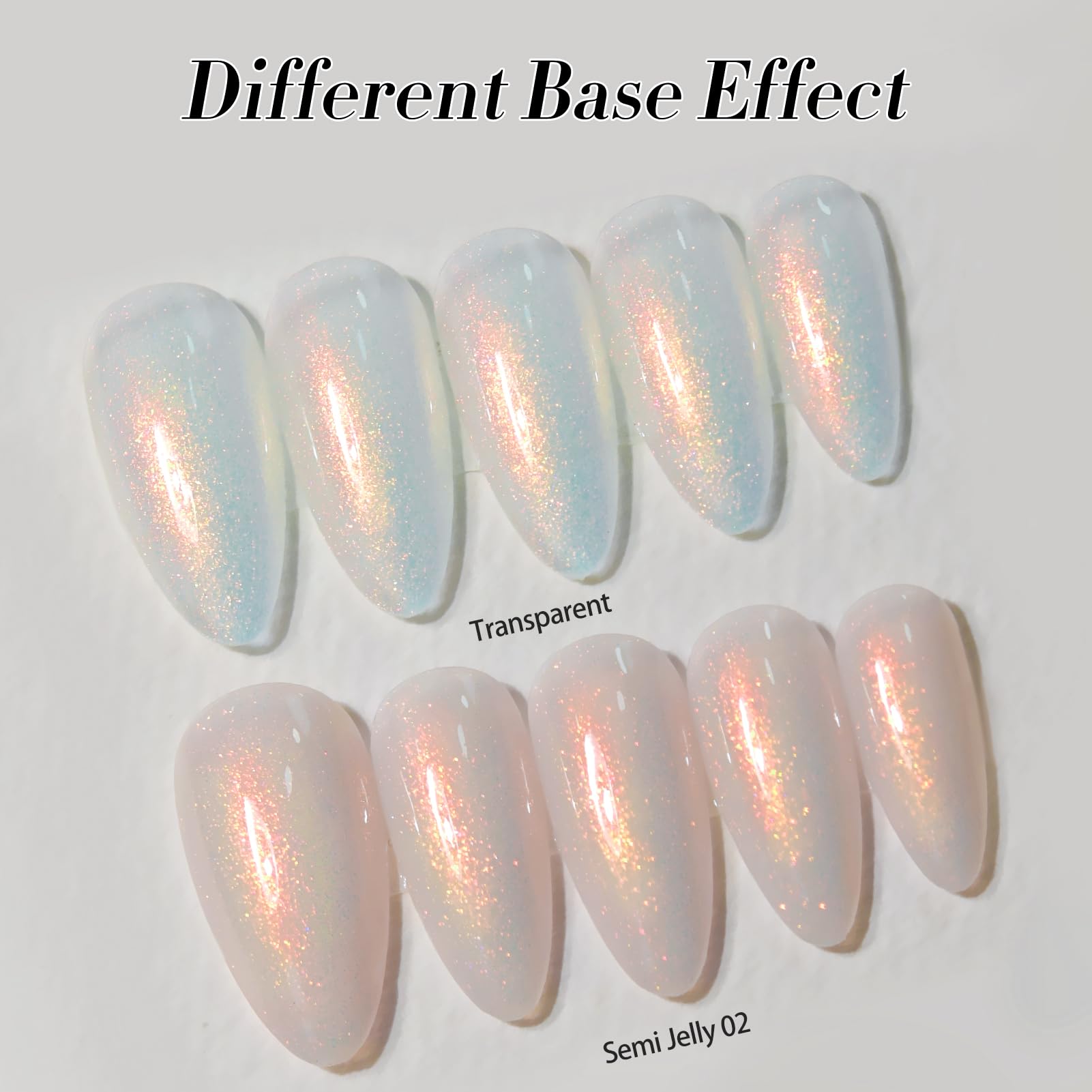 Born Pretty Aurora Gel Nail Polish high-gloss finish visible on a swatch.