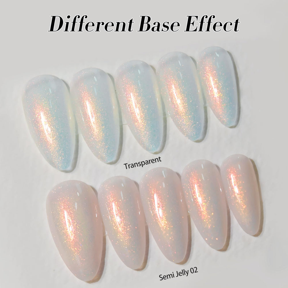 Born Pretty Aurora Gel Nail Polish high-gloss finish visible on a swatch.
