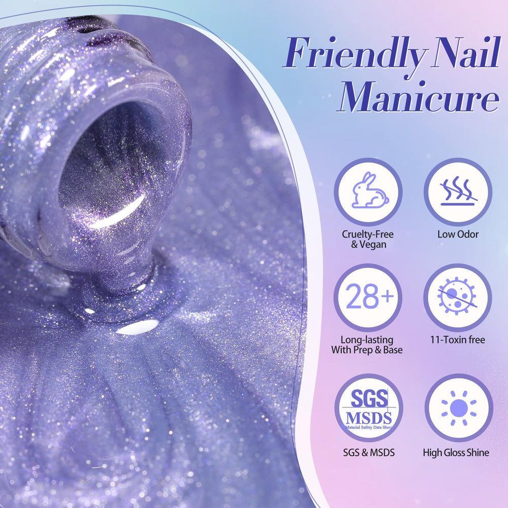 Born Pretty Auroras 7ml bottle pack for compact nail kit