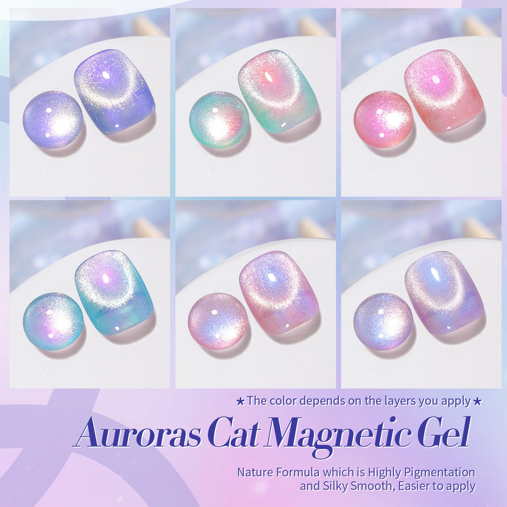 Born Pretty Auroras 9D holographic finish adds depth and light reflection